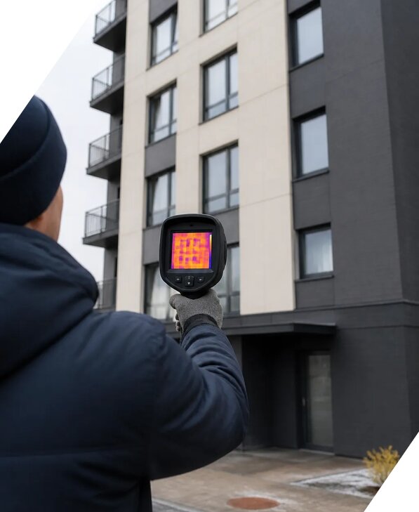 Тепловизионное обследование зданий в Долгопрудном от 5073 р. | ЭкспертизаРоссия